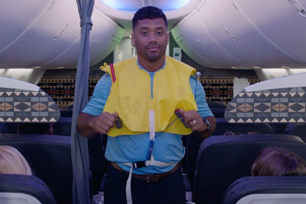 Alaska Airlines Russell Wilson Flight Training